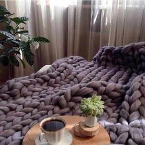 Super chunky merino wool yarn